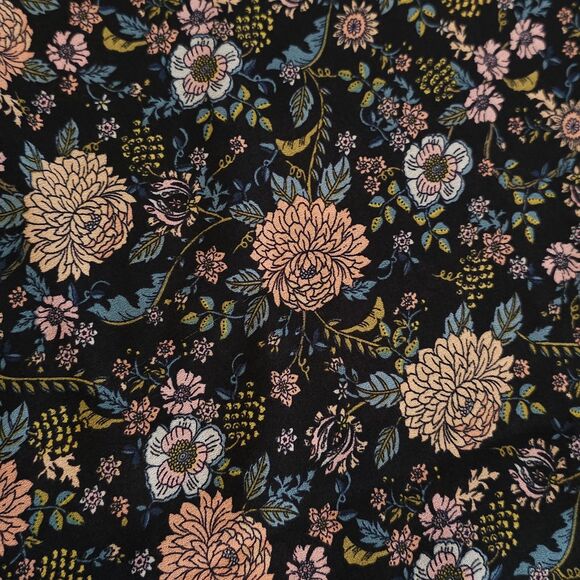 LOFT dark Floral Blouse – Size 16 romantic goth flowy whimsigoth workwear office - Picture 11 of 11